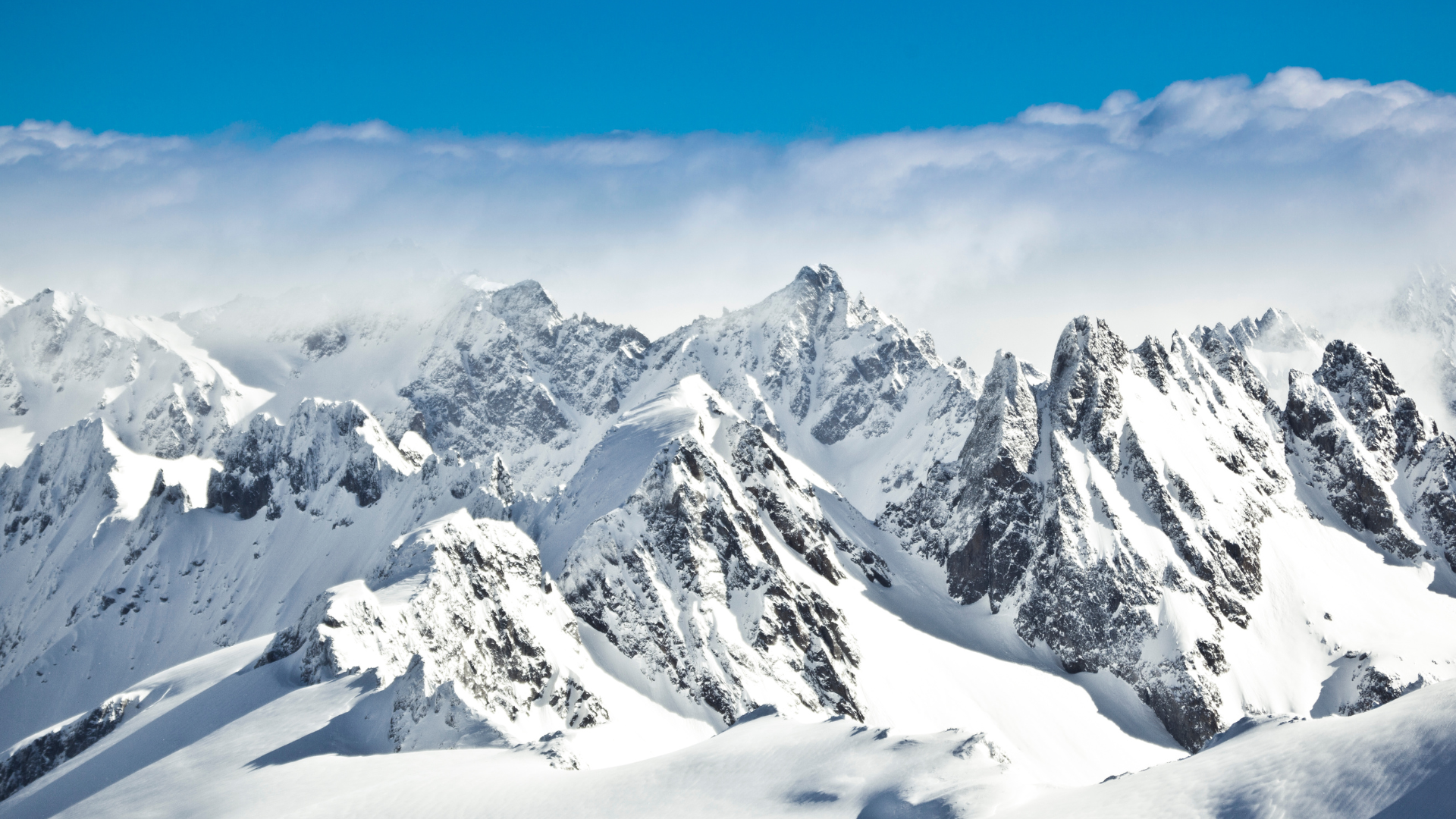 Pristine mountain-scape of The Alps